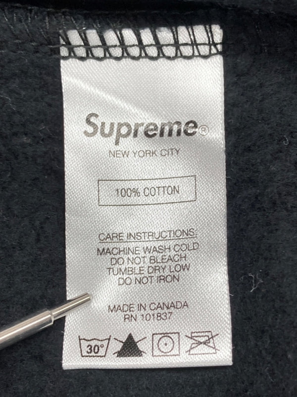 シュプリーム SUPREME × yohji yamamoto ヨウジヤマモト crewneckクルーネック スウェット 黒 スウェット ロゴ ブラック Sサイズ 104MT-2204