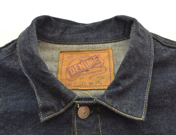 ドゥニーム DENIME 1947 MODEL 1st TYPE 231XX-47 リジット デニムジャケット 青 231XX-47 38 ジャケット ブルー 103MT-2057