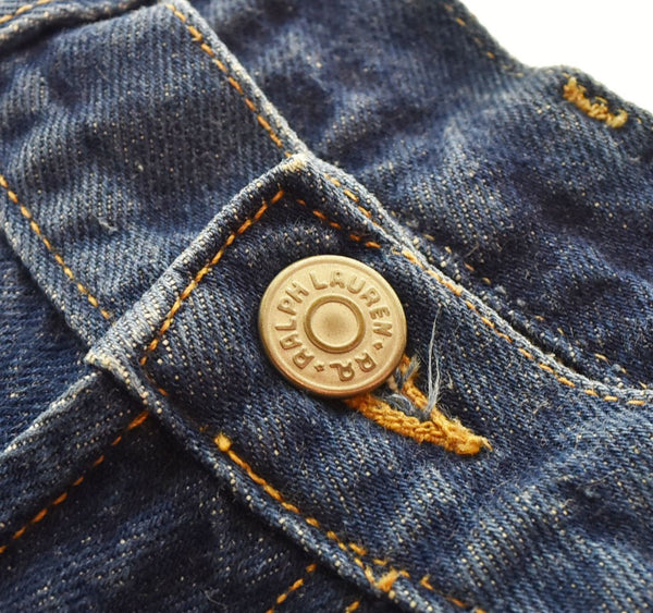 ダブルアールエル RRL Ralph Lauren ラルフローレン 90年代 ストレート デニム パンツ 90s 90's  R004 デニム ブルー 32/34 103MB-414