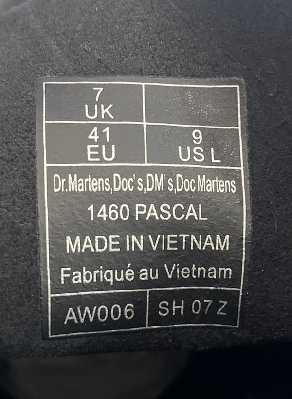 ドクターマーチン Dr.Martens 1460 Pascal VIRGINIA パスカル ヴァージニア 8 ホールブーツ 13512006 メンズ靴 ブーツ その他 ブラック UK7 101sh-2235