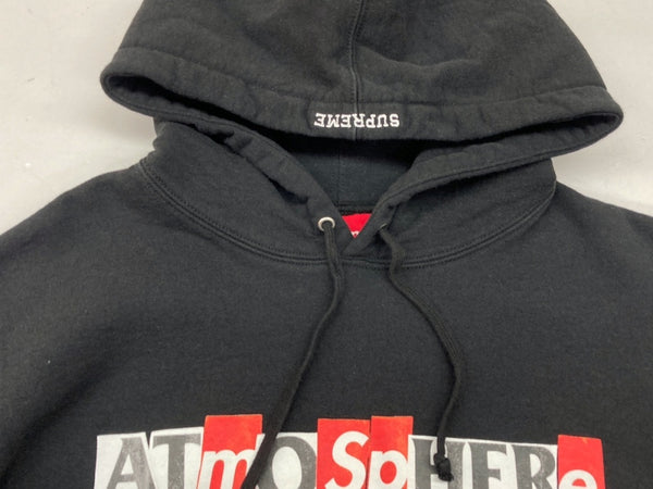 シュプリーム SUPREME FW20 × ANTIHERO アンタイヒーロー Hooded Sweatshirt フーディー パーカー スウェット コラボ 黒 パーカ ロゴ ブラック Sサイズ 104MT-1092