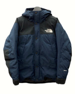 ザノースフェイス THE NORTH FACE MOUNTAIN DOWN JACKET マウンテン ダウン ジャケット GORE-TEX アウター アウトドア 紺 黒 ND91930 ジャケット ロゴ ネイビー Mサイズ 104MT-871