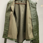 【曜日割引対象外】 ヴィンテージ vintage 60's スウェーデン軍 ラバー PVC レインコート ジャケット グリーン 48-50サイズ 201MT-4574 VB