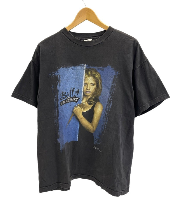 ヴィンテージ vintage 90s ©1998 Buffy the Vampire Slayer MOVIE T-shirts ムービーTシャツ バフィー ヴァンパイヤスレイヤー US古着 黒  Tシャツ ブラック Lサイズ 101MT-4674