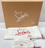 クリスチャンルブタン Christian Louboutin LOUBISHARK ルビシャーク カーフスキン レザー VERSION WHITE バージョンホワイト イタリア製 WHITE 白 3200517 WH43 レディース靴 スニーカー ホワイト SIZE40 104S-993