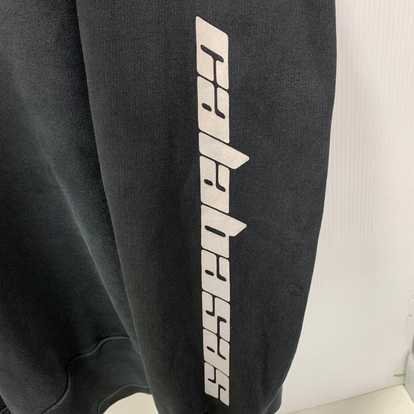 イージー YEEZY SEASON 4 袖プリント KW4C203 スウェット ブラック XLサイズ 201MT-4258