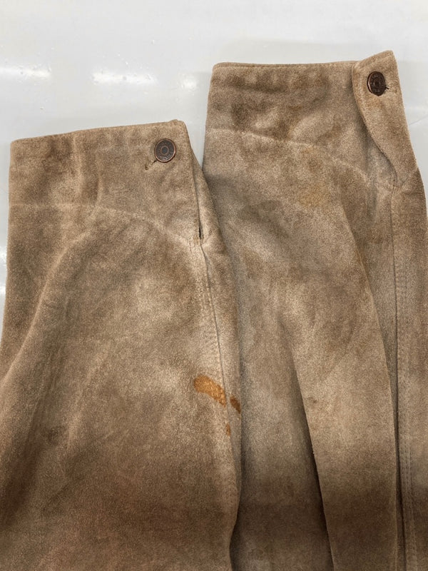 ラルフローレン RalphLauren 80s 90s POLO COUNTRY スウェード レザー カバーオール アウター 裏地ネル 茶色 ジャケット 無地 ブラウン Lサイズ 104MT-2285