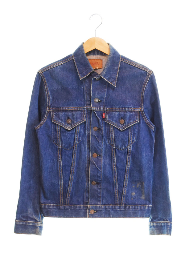 リーバイス Levi's 70s 70505 4th BIGE ケアタグ ボタン裏52 両面タブ 不均等V ヴィンテージデニム 70's 70年代 ジャケット ブルー 103MT-2498