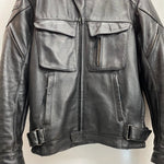 カドヤ KADOYA シングルライダース レザージャケット インナー付 ジャケット ブラック Lサイズ 201MT-4280