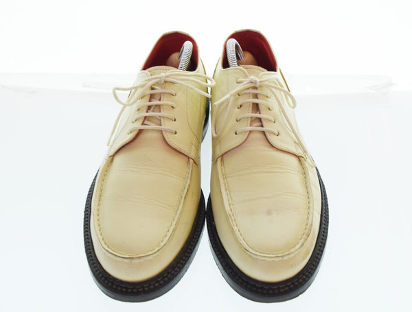 ヤマネクツテン 山根靴店  Uチップブーツ ローカット シューズ 2007 メンズ靴 その他 ベージュ 25cm 103S-1228