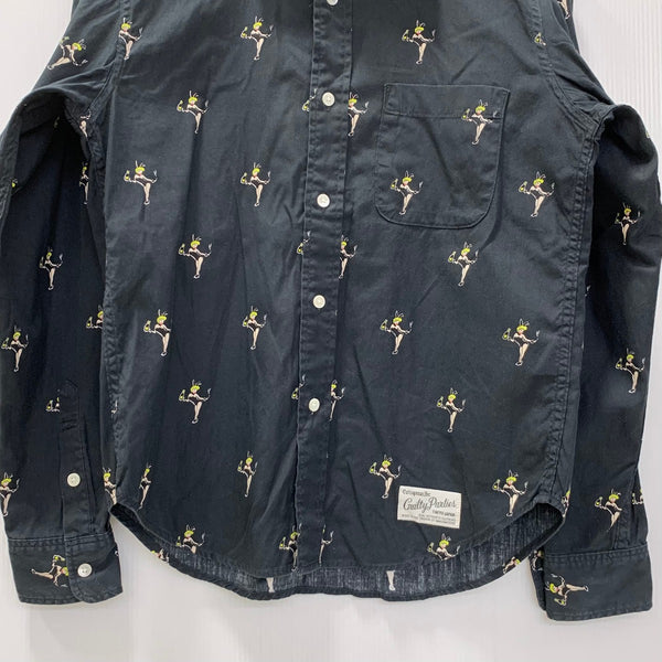 ワコマリア WACKO MARIA GUILTY PARTIES バニーガール 長袖シャツ ブラック Sサイズ 201MT-4252