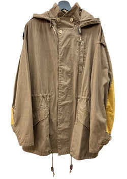 ラルフローレン RalphLauren ポロカントリー POLO COUNTRY オンワード樫山 ミリタリー MILITARY ヴィンテージ VINTAGE フード取り外し可能 コットン シンガポール製 BROWN 茶色 P12-JRRL-KM-0734 ジャケット 無地 ブラウン Lサイズ 104MT-2084