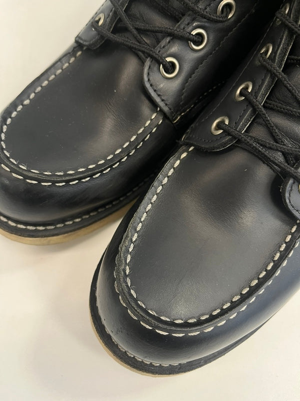 レッドウィング RED WING IRISH SETTER MOC TOE BOOTS アイリッシュセッター モックトゥ ブーツ 黒 8130 メンズ靴 ブーツ ワーク ブラック 8 1/2 101sh-2109