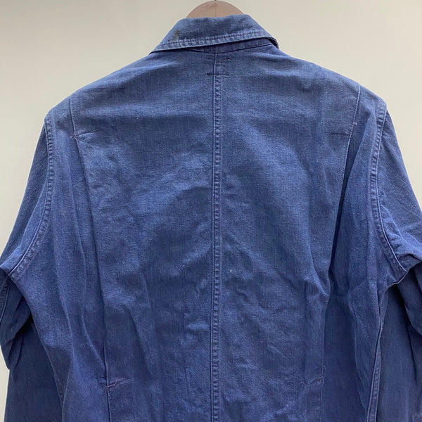 【曜日割引対象外】 ハリスアンドフランク HARRIS&FRANK ~70's デニムワークジャケット ジャケット ネイビー 201MT-4123 VB