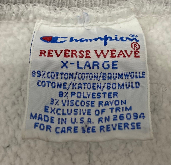 【曜日割引対象外】 チャンピオン Champion 90's REVERSE WEAVE 前期 USA製 スウェット グレー XLサイズ 201MT-2939 VB