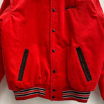 【曜日割引対象外】 レノック Rennoc 80's コーデュロイ バーシティジャケット スタジャン USA製 ジャケット レッド Lサイズ 201MT-4766 VB