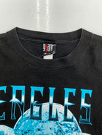 バンド band 90s EAGLES HELL FREEZES OVER イーグルス ヘル フリーゼズ オーバー TOUR TEE ツアー Tシャツ GIANT 1994 黒 Tシャツ プリント ブラック XLサイズ 104MT-1191