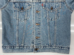 リーバイス Levi's DENIM JACKET デニム ジャケット Gジャン ブランケット 裏715 アウター USA製 インディゴ 青 サイズ 38 ジャケット 無地 ブルー 104MT-1793