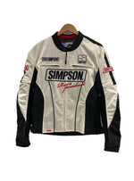 シンプソン SIMPSON Mesh Jacket メッシュジャケット バイカージャケット レーシングジャケット 白 NSM-2004 LW ジャケット ホワイト 101MT-5222