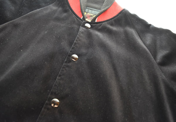 テーラートウヨウ テーラー東洋 Velveteen Half Jacket ベルベットハーフジャケット 般若心境 スカジャン TT13936 ジャケット ブラック Sサイズ 103MT-3311