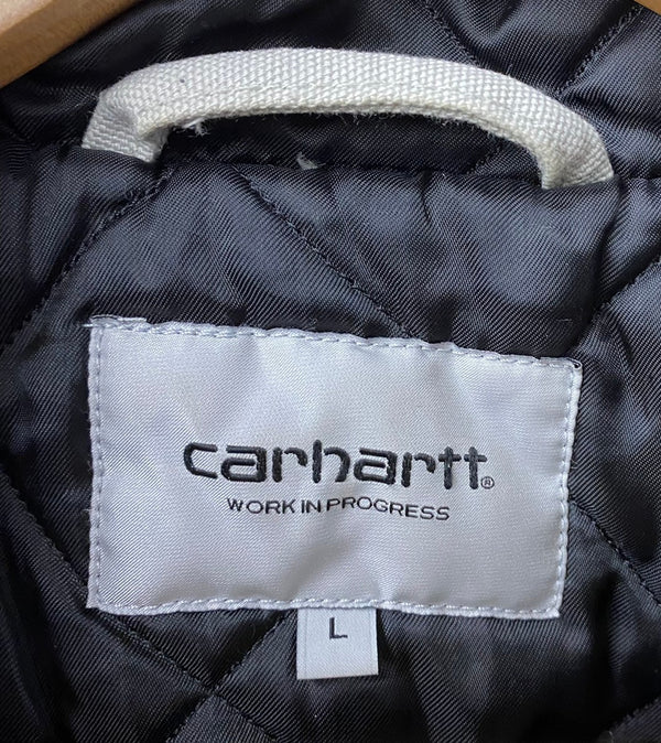 カーハート Carhartt アクティブジャケット パーカー ジャケット ロゴ ホワイト Lサイズ 201MT-2327