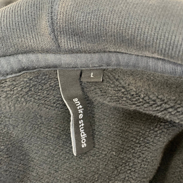 エンタイアスタジオ ENTIRE STUDIOS HEAVY HOOD SOOT ES2125 パーカ ブラック Lサイズ 201MT-4259