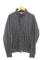 アベイシングエイプ A BATHING APE センターロゴ ナイロンジャケット ジャケット ブラック Lサイズ 103MT-3302
