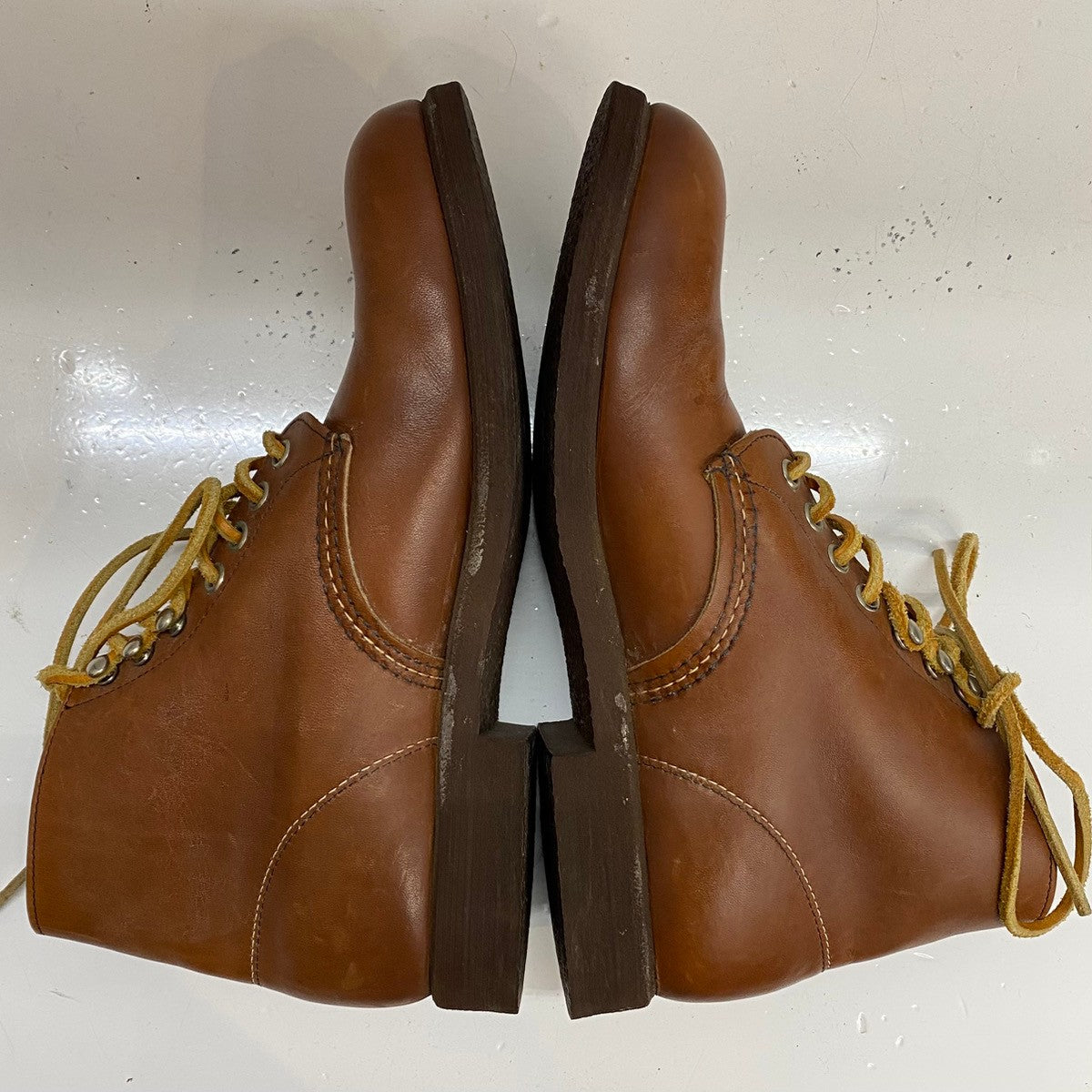 RED WING SHOES ベージュ ワークブーツ USA製 サイズ9D RED WING(レッドウィング) / BLACKSMITH/ワークブーツ/レース
