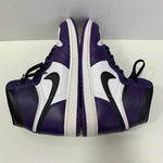 ナイキ NIKE エアジョーダン1 レトロ ハイ OG コートパープル ホワイトブラック  2020 Air Jordan 1 Retro High OG Court Purple White/Black 555088-500  メンズ靴 スニーカー パープル 27cmサイズ 201-shoes1281