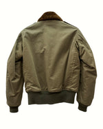 バズリクソンズ BUZZ RICKSON'S TYPE B-10 FLIGHT JACKET フライト ARMY ジャケット アウター デッキ 緑 BR10450 サイズ 34 ジャケット ロゴ カーキ 104MT-922