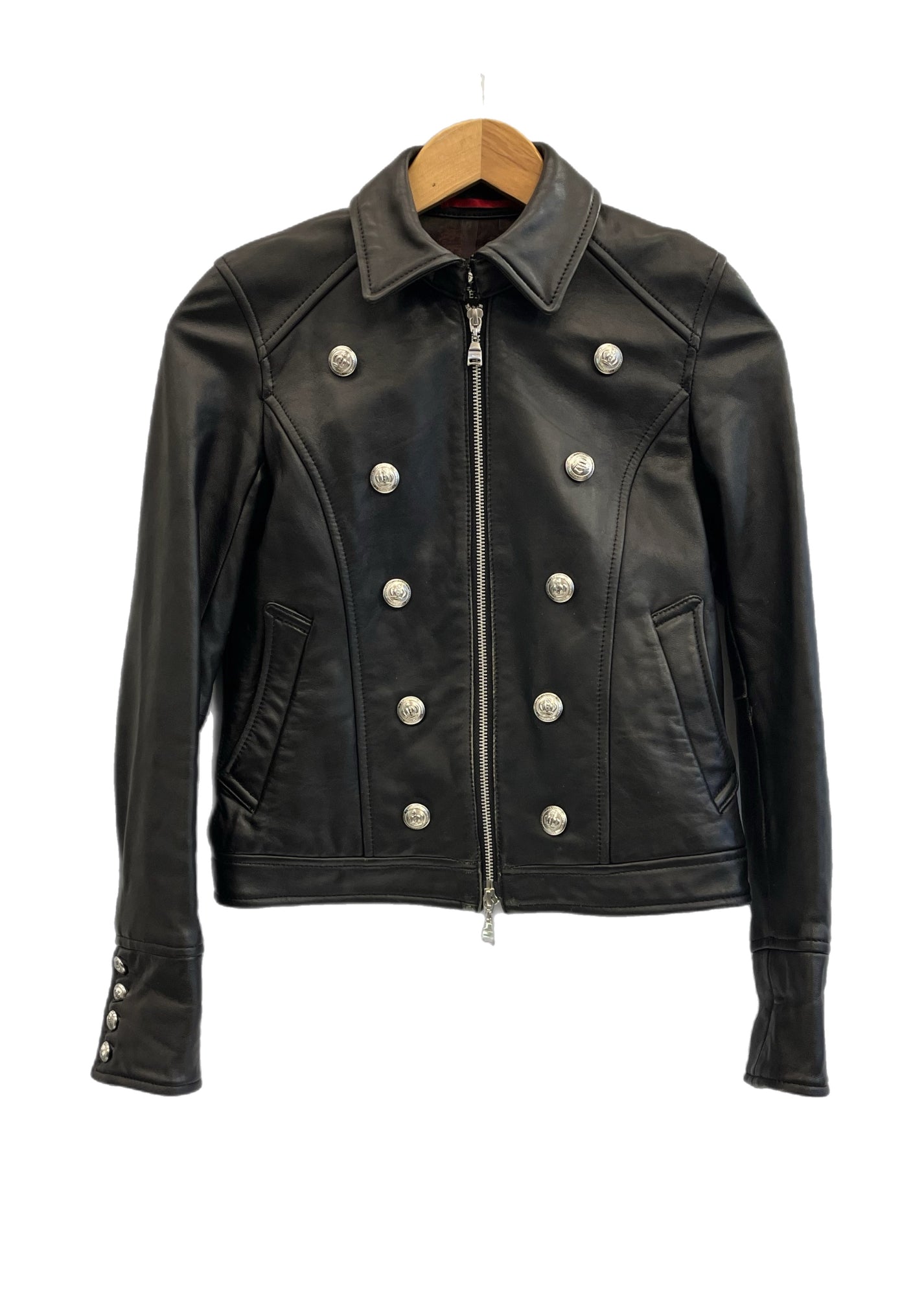 ラブレス LOVELESS ナポレオン レザージャケット 黒 62F17-601-09