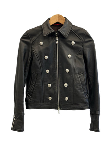 ラブレス LOVELESS ナポレオン レザージャケット 黒 62F17-601-09 ジャケット ブラック サイズ34 101LT-245