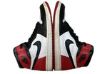 ナイキ NIKE 16年製 AIR JORDAN 1 RETRO HIGH OG BLACK TOE エア ジョーダン レトロ ハイ ブラック トゥ AJ1 つま黒 白 赤 黒 555088-125 メンズ靴 スニーカー ホワイト 27cm 104S-714