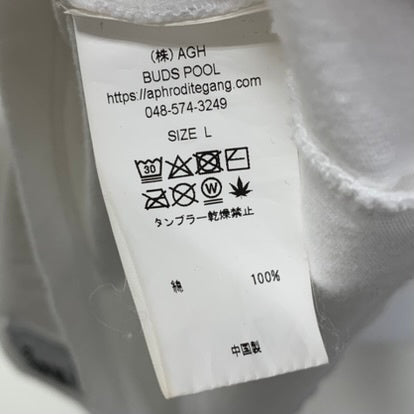 バッズプール BUDSPOOL Tシャツ ホワイト Lサイズ 201MT-4340