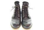 レッドウィング RED WING CLASSIC ROUND クラシック ラウンド ワーク ブーツ 8165 メンズ靴 ブーツ ワーク ブラック USA7 25cm 103S-1303