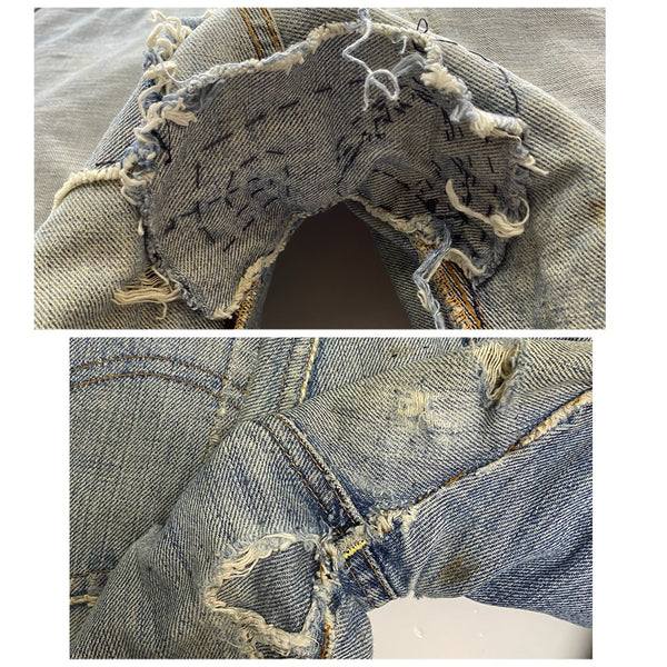 【曜日割引対象外】 リーバイス Levi's 70's 505 66前期 ボタン裏5 デニム ブルー W32サイズ 201MB-1145 VB