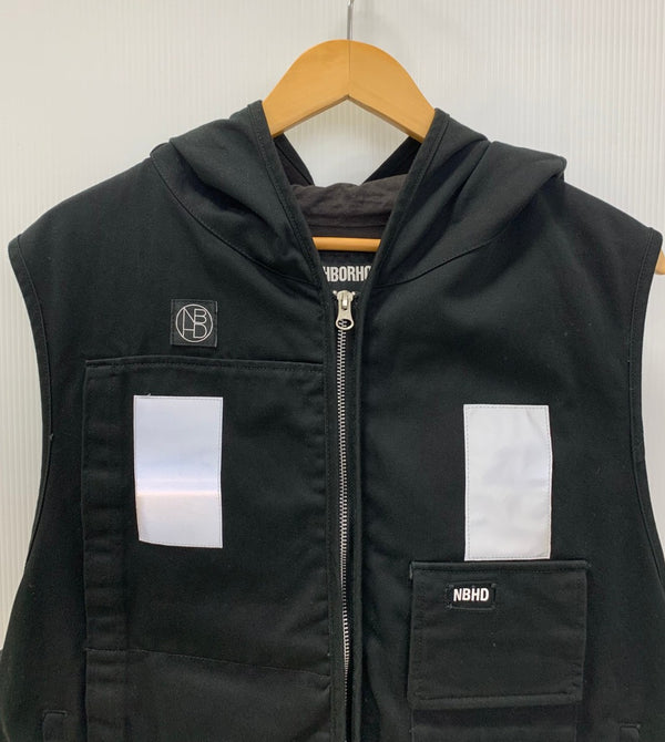 ネイバーフッド NEIGHBORHOOD LS C-VEST 221UTNH-JKM02 ベスト ブラック Mサイズ 201MT-3143