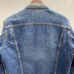 【曜日割引対象外】 リーバイス Levi's 90's 70506-0316 USA製 裏地ブランケット デニム ジャケット ブルー 40サイズ 201MT-4736 VB