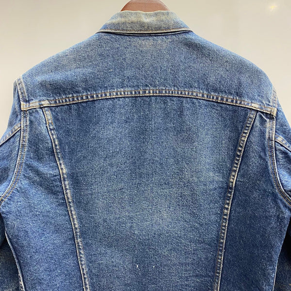 【曜日割引対象外】 リーバイス Levi's 90's 70506-0316 USA製 裏地ブランケット デニム ジャケット ブルー 40サイズ 201MT-4736 VB