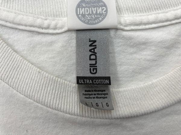 東京インディアンズ Tokyo Indians MC  ロンT ロングスリーブ モーターサイクル バイカー バイク 白 Tシャツ プリント ホワイト Lサイズ 104MT-1853