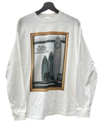 セブンティーズ ニューイメージ 70's NEW IMAGE Claude Maki 50th Anniversary Long Sleeve Shirt 真木蔵人 グラフィティ 白 ロンT プリント ホワイト Lサイズ 104MT-200