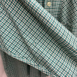 【曜日割引対象外】 ヴィンテージ vintage 50's~ Dunhill Cotton Check Shirts 長袖シャツ グリーン Mサイズ 201MT-4379 VB