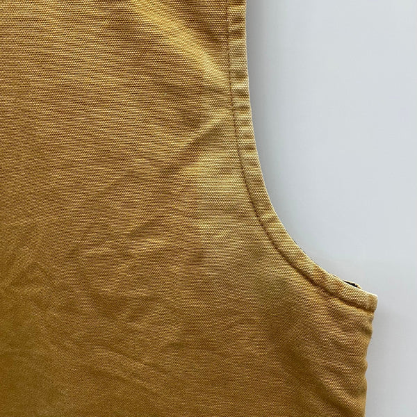 【曜日割引対象外】 カーハート Carhartt ダックベスト ベスト ベージュ Lサイズ 201MT-4447 VB