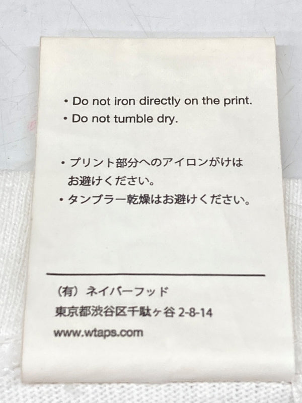 ダブルタップス WTAPS LLW LONG LIVE WTAPS TEE ロング ライブ ダブルタップス Tシャツ 白 SIZE 04 Tシャツ プリント ホワイト 104MT-1554