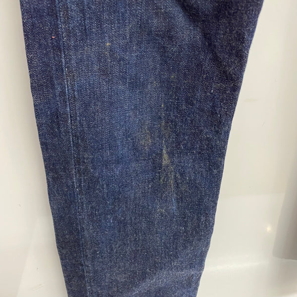 【曜日割引対象外】 ダブルアールエル RRL LOW STRAIGHT ONCE WASHED JEAN USA製 セルビッチ R144RB03 デニム ブルー 29×30サイズ 201MB-926 VB