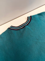 チャンピオン Champion 90s~ 刺繍タグ REVERSE WEAVE リバースウィーブ US古着 ターコイズ系 グリーン系 リブライン ボロ XL スウェット  LLサイズ 101MT-4597