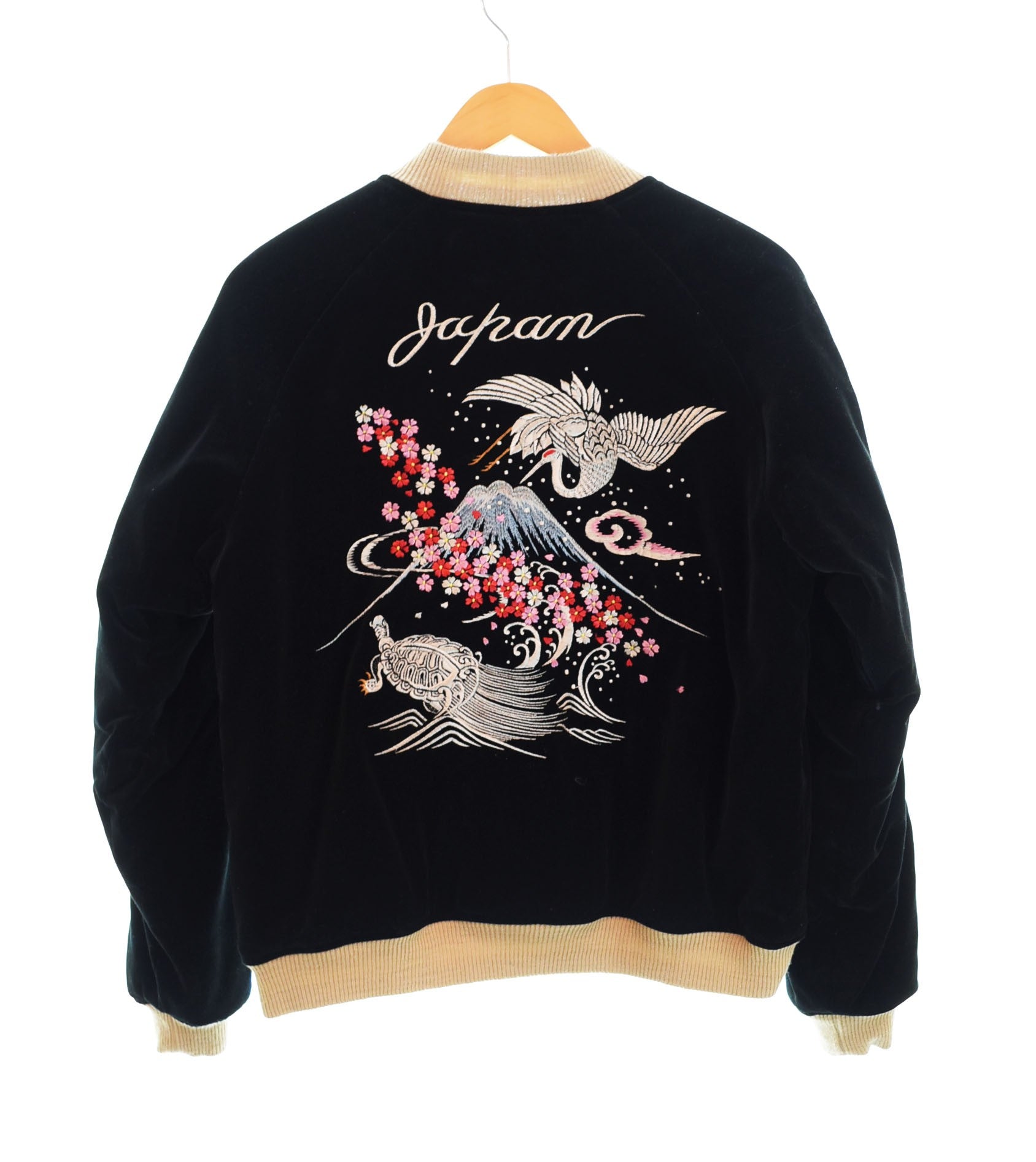 梵殷 スカジャン別珍ベロアリバーシブル