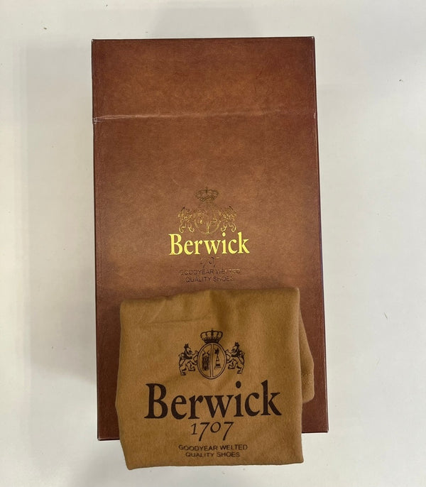 バーウィック Berwick ストレートチップ ダブルモンクストラップシューズ Vibramソール 5245 メンズ靴 ローファー ブラウン サイズ7 101sh-2249