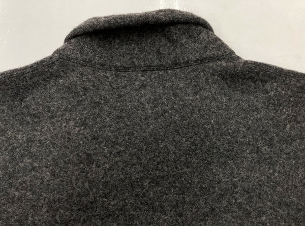 プランテーション Plantation 現行 ライト ブランケット ウール WOOL 毛 ロングコート ロングカーディガン ガウン GRAY ダークグレー 濃炭 PL04JA066 コート 無地 グレー SIZE2 104LT-78
