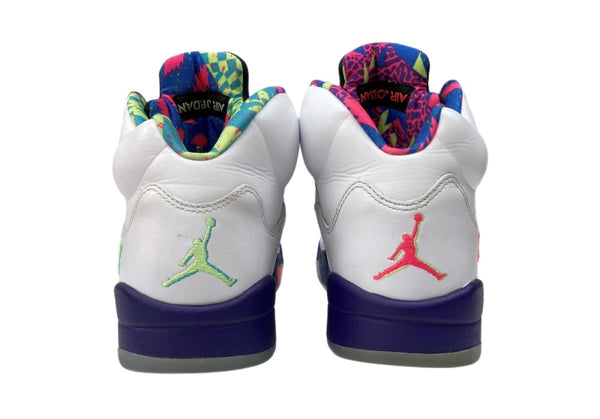 ナイキ NIKE 20年製 AIR JORDAN 5 RETRO BEL-AIR エア ジョーダン レトロ ベルエア AJ5 ジャンプマン シューズ 白 紫 DB3335-100 メンズ靴 スニーカー ホワイト 27.5cm 104S-853